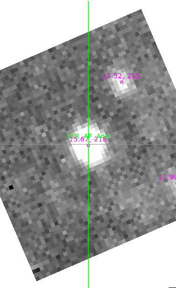 AF_And in filter I on MJD  60555.160