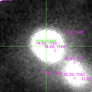 B324 in filter R on MJD  60290.150