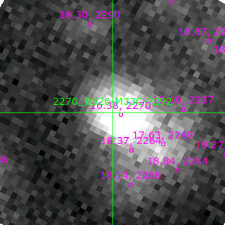 B526-M33C-7292 in filter V on MJD  58103.180
