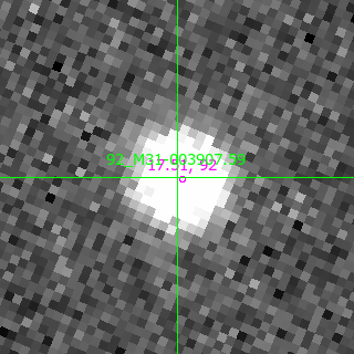 M31-003907.59 in filter B on MJD  57963.350