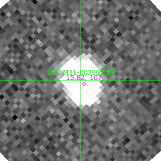 M31-003907.59 in filter I on MJD  58672.360