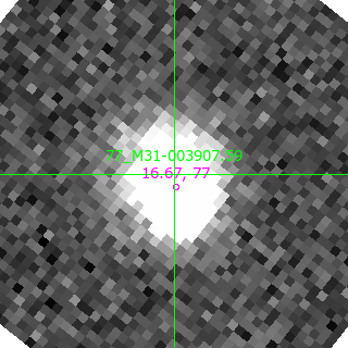 M31-003907.59 in filter V on MJD  58373.130