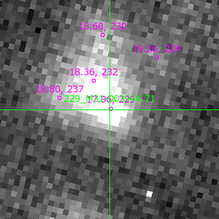 M31-003944.71 in filter B on MJD  57307.140