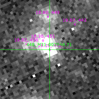 M31-003944.71 in filter B on MJD  60529.330