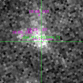 M31-003944.71 in filter B on MJD  60595.080