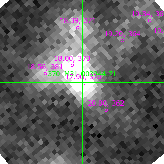 M31-003944.71 in filter V on MJD  58695.270