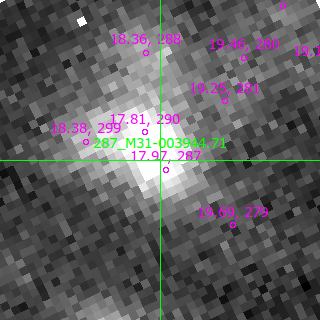 M31-003944.71 in filter V on MJD  60262.070