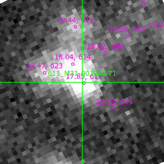 M31-003944.71 in filter V on MJD  60262.070