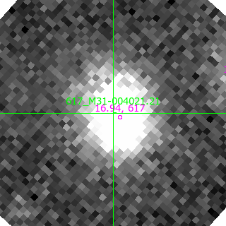 M31-004021.21 in filter B on MJD  58403.140