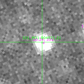 M31-004021.21 in filter I on MJD  60529.320