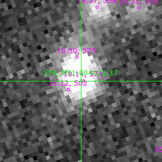 M31-004032.37 in filter B on MJD  60649.100