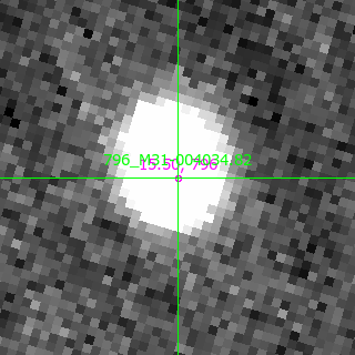 M31-004034.82 in filter I on MJD  57340.220