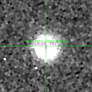 M31-004034.82 in filter V on MJD  60564.180