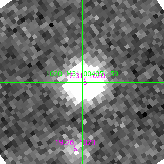 M31-004051.59 in filter B on MJD  58784.020