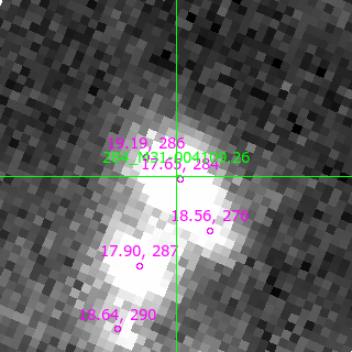 M31-004109.26 in filter B on MJD  57743.060