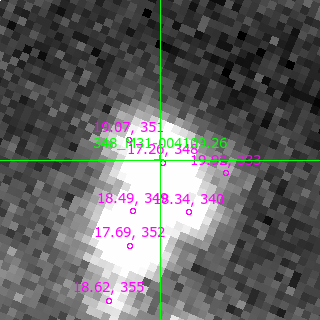 M31-004109.26 in filter V on MJD  57743.060