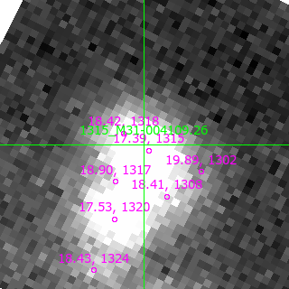 M31-004109.26 in filter V on MJD  58067.140