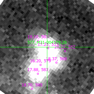 M31-004109.26 in filter V on MJD  58339.300
