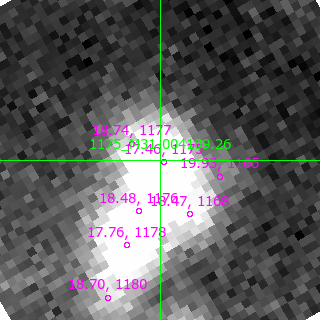 M31-004109.26 in filter V on MJD  59166.190
