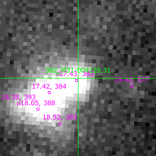 M31-004129.31 in filter B on MJD  56599.110