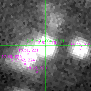 M31-004129.31 in filter I on MJD  57635.270