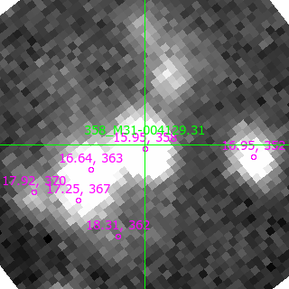 M31-004129.31 in filter I on MJD  58750.160