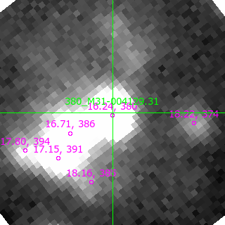 M31-004129.31 in filter R on MJD  58750.160