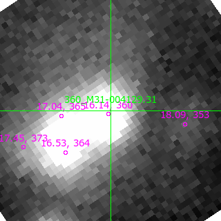 M31-004129.31 in filter R on MJD  58836.150