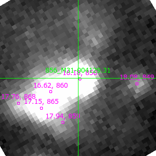 M31-004129.31 in filter R on MJD  59166.180