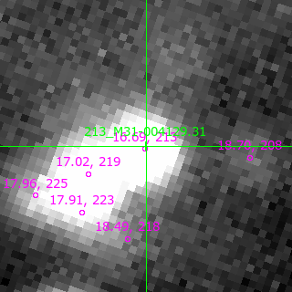 M31-004129.31 in filter V on MJD  57635.270