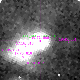 M31-004129.31 in filter V on MJD  58073.100