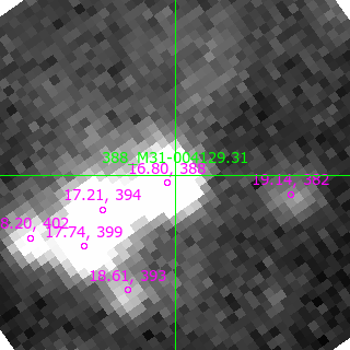 M31-004129.31 in filter V on MJD  58784.100