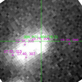 M31-004129.31 in filter V on MJD  58836.150