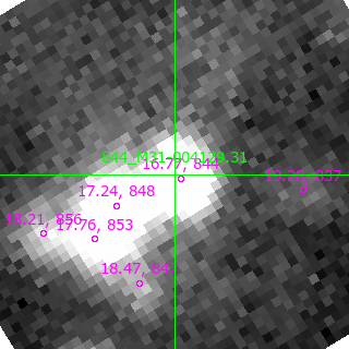 M31-004129.31 in filter V on MJD  59056.320