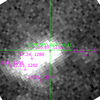 M31-004129.31 in filter V on MJD  59081.170