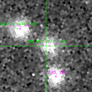 M31-004207.22 in filter B on MJD  60201.110