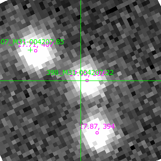 M31-004207.22 in filter B on MJD  60261.050