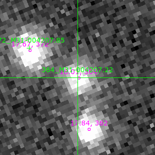 M31-004207.22 in filter B on MJD  60587.110