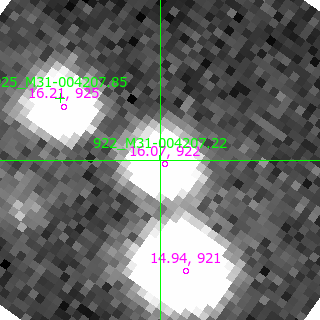 M31-004207.22 in filter I on MJD  58339.290