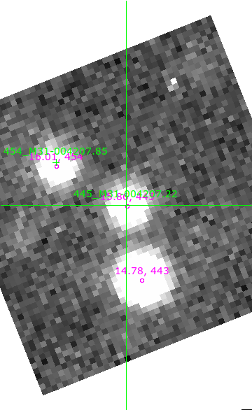 M31-004207.22 in filter I on MJD  60498.380