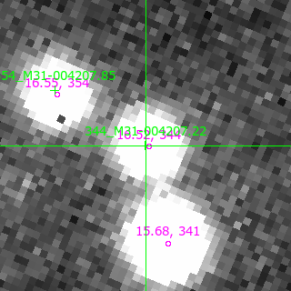 M31-004207.22 in filter R on MJD  57963.370