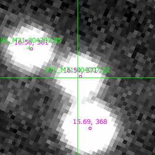 M31-004207.22 in filter R on MJD  57988.260