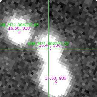M31-004207.22 in filter R on MJD  58035.050