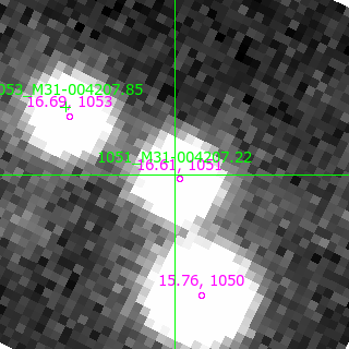 M31-004207.22 in filter R on MJD  58098.150