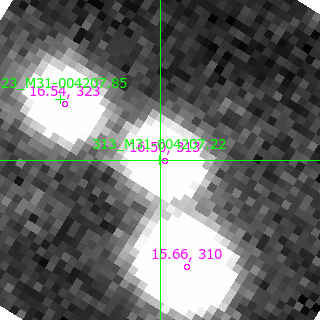 M31-004207.22 in filter R on MJD  58317.280