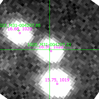 M31-004207.22 in filter R on MJD  58339.290
