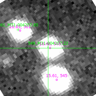 M31-004207.22 in filter R on MJD  59077.270