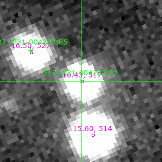 M31-004207.22 in filter R on MJD  60555.220