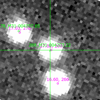 M31-004207.22 in filter V on MJD  57958.400