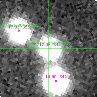 M31-004207.22 in filter V on MJD  57988.260